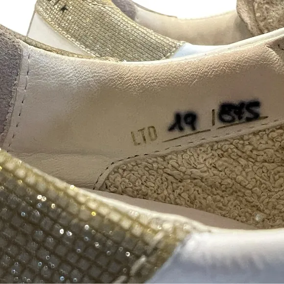 Golden Goose White gold hi star Women's Sneakers worn once s 41 limited edition