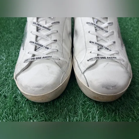 Golden Goose White Unisex Sneakers Size 41