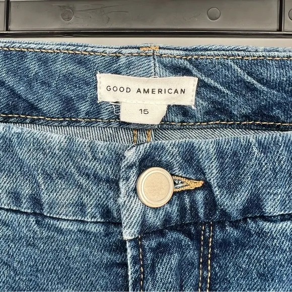 Good American Good Icon High Rise Jeans Style GNIC255T Size 15