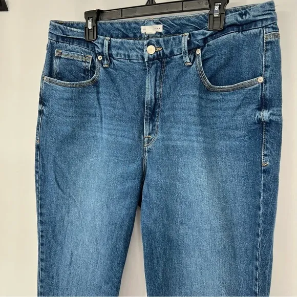 Good American Good Icon High Rise Jeans Style GNIC255T Size 15