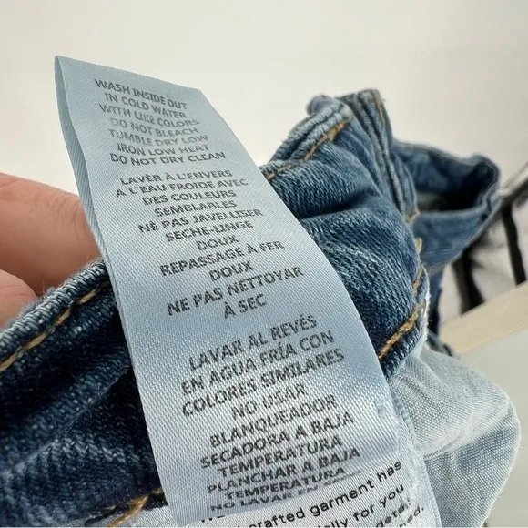 Good American Good Icon High Rise Jeans Style GNIC255T Size 15