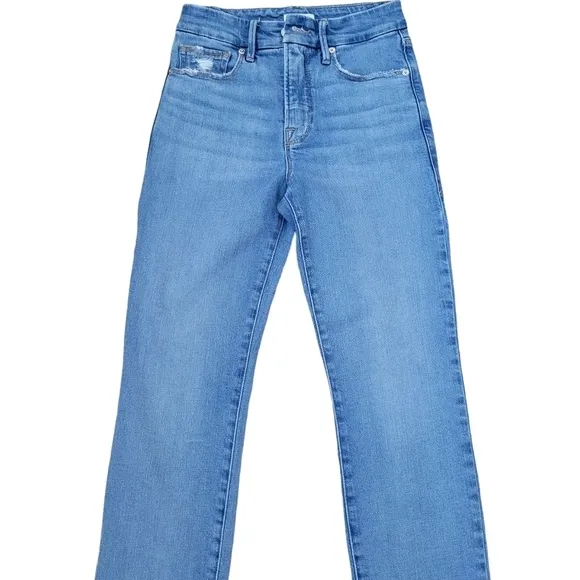 Good American Women's Jeans. Style GCC802T-1352. size 2/26. Waist 26&quot; Pre-owned