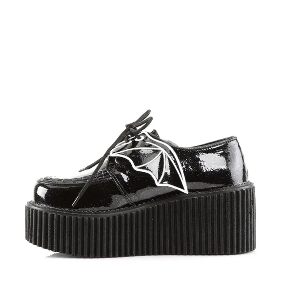 Gothic Bat Platform Creeper Shoes