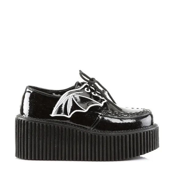 Gothic Bat Platform Creeper Shoes
