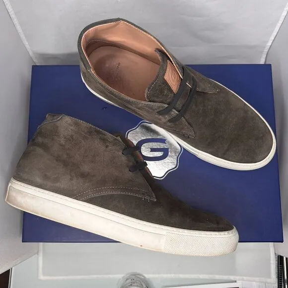 GREATS Brooklyn Royale chukka laced up sneaker graphite size 9.5