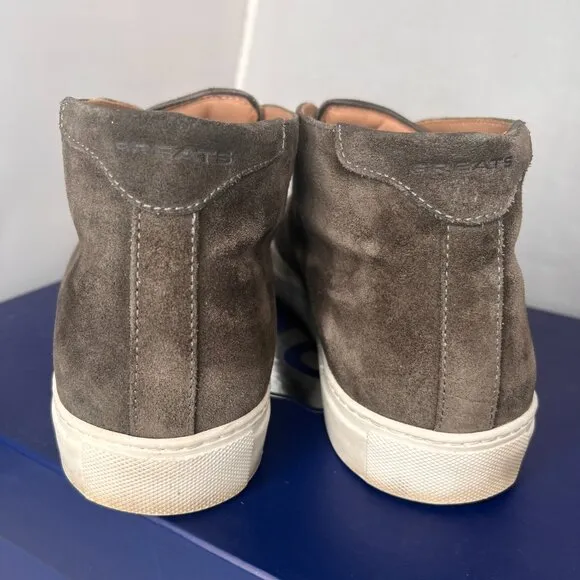 GREATS Brooklyn Royale chukka laced up sneaker graphite size 9.5