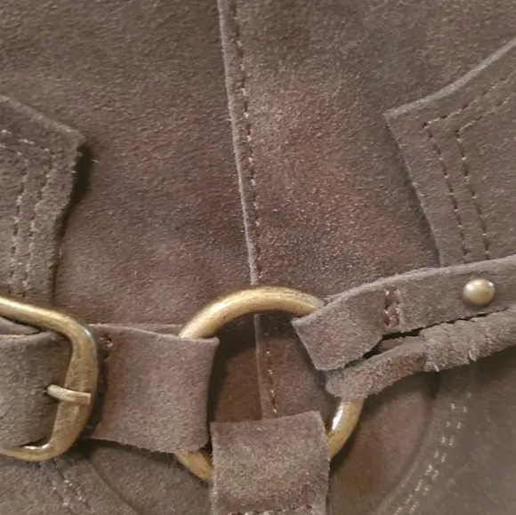 Green Leather Lucky Brand Boots Size 9