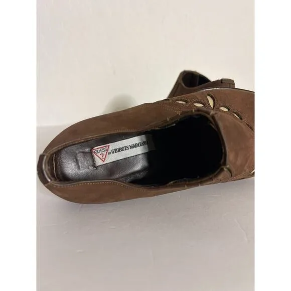 Guess Booties 7 / 37 Vintage Leather Georges Marciano Americana Ankle Boots