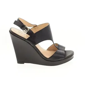 Guess Harlee Cork Platform Wedge Sandals
