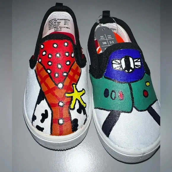 Hand Painted Custom Toy Story Shoes