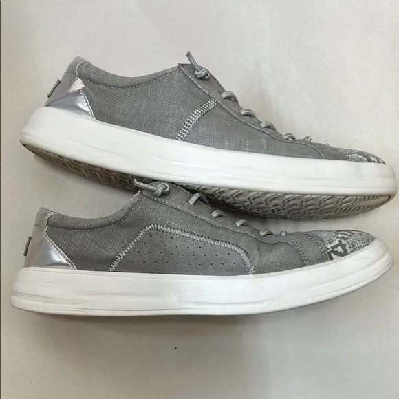 Hey dude Karina silver python Gray Snake‎ Print