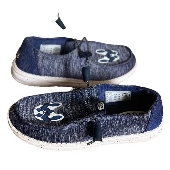 Hey Dude Women's Wendy Knit Slip On Shoes Custom French Bulldog Size 7