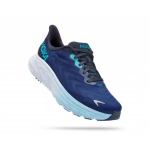 Hoka men’s Arahi 6 Blue and White Running Shoes size 7.5D