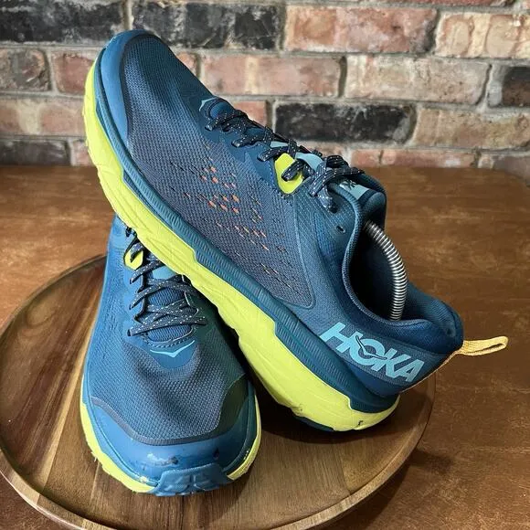 Hoka One One Men's Challenger ATR 6 Blue Running Sneaker Shoes 11.5 D US