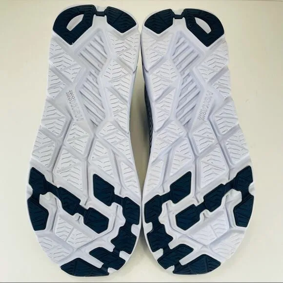 HOKA ONE ONE RINCON 2 BLUE AND WHITE RUNNING SHOES / ATHLEISURE SNEAKERS