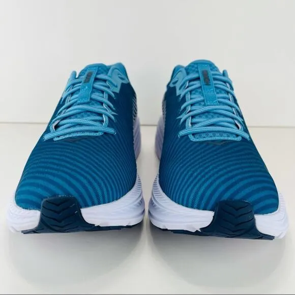 HOKA ONE ONE RINCON 2 BLUE AND WHITE RUNNING SHOES / ATHLEISURE SNEAKERS