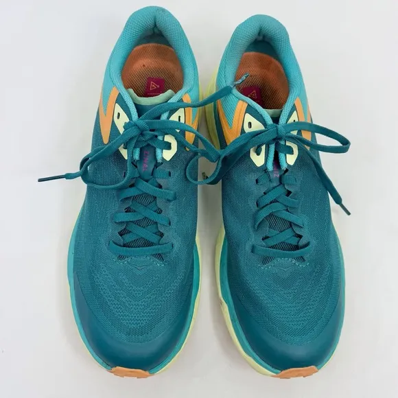 Hoka One One Zinal Teal Performance Running Athletic Shoes