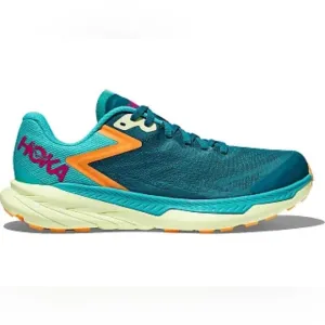 Hoka One One Zinal Teal Performance Running Athletic Shoes