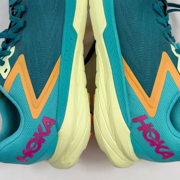 Hoka One One Zinal Teal Performance Running Athletic Shoes