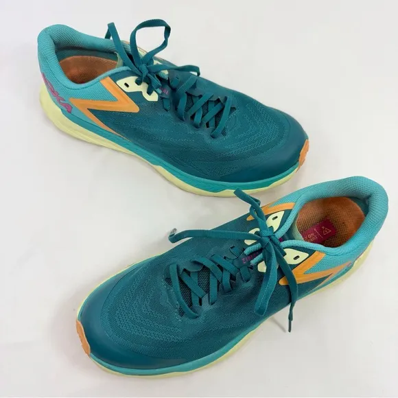 Hoka One One Zinal Teal Performance Running Athletic Shoes