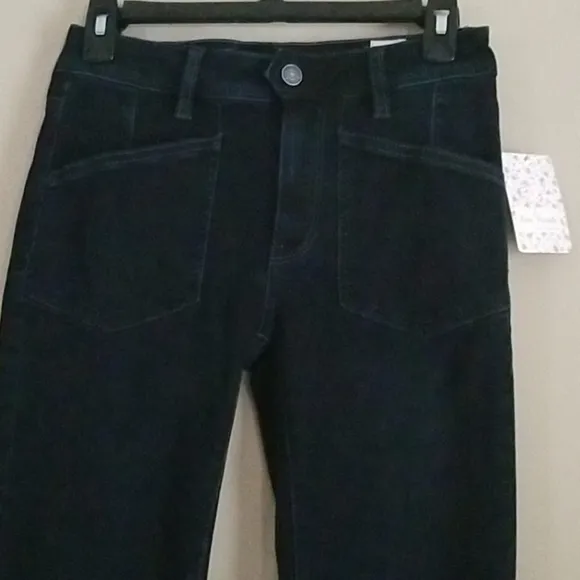 💙HP💙 Free People Ivy Seal Blue Mid-Rise Skinny Jeans 26