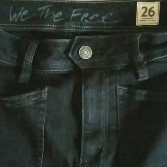 💙HP💙 Free People Ivy Seal Blue Mid-Rise Skinny Jeans 26