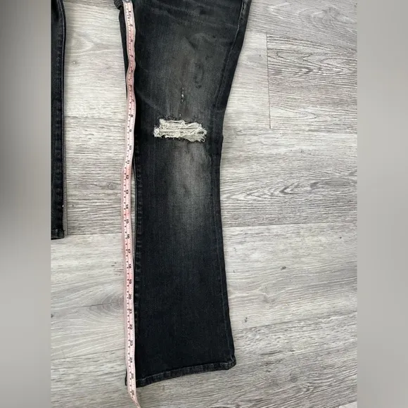 Hudson crop boot black vintage wash $248
