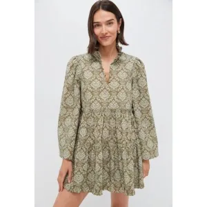 Hyacinth House Moss Printed Russell Mini Dress