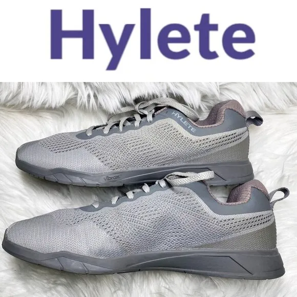 HYLETE CIRCUIT II Cross Training Sneakers 4MM Insole Gray Knit Vibram Sole Men 9