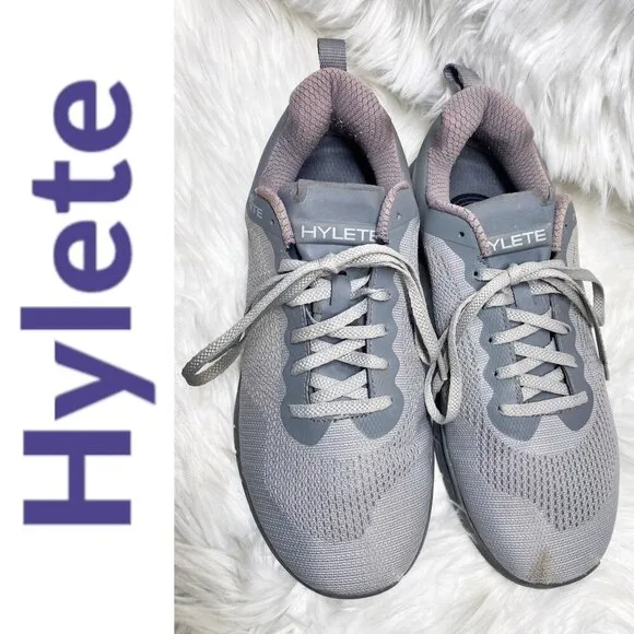 HYLETE CIRCUIT II Cross Training Sneakers 4MM Insole Gray Knit Vibram Sole Men 9