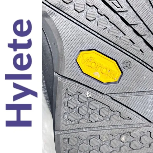 HYLETE CIRCUIT II Cross Training Sneakers 4MM Insole Gray Knit Vibram Sole Men 9