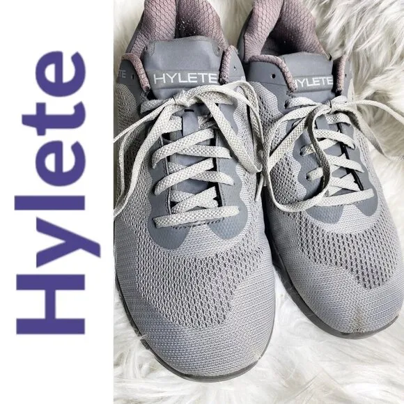 HYLETE CIRCUIT II Cross Training Sneakers 4MM Insole Gray Knit Vibram Sole Men 9