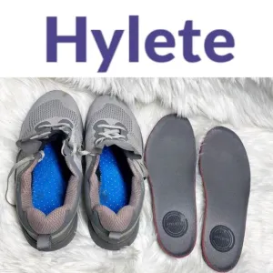 HYLETE CIRCUIT II Cross Training Sneakers 4MM Insole Gray Knit Vibram Sole Men 9