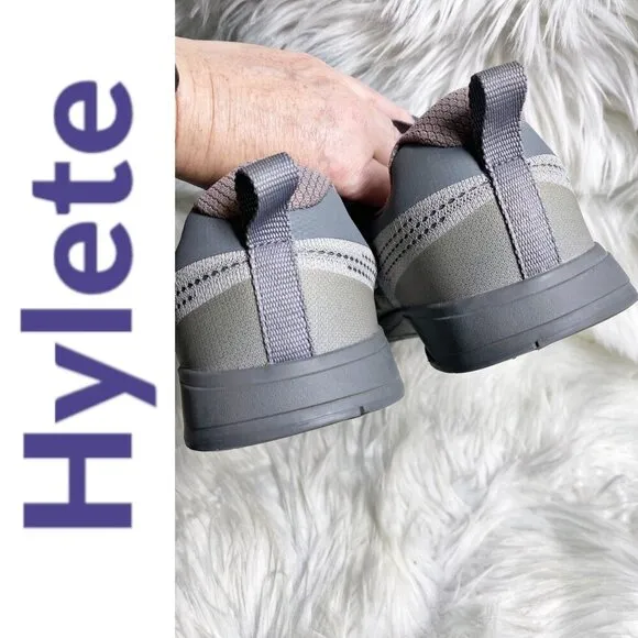 HYLETE CIRCUIT II Cross Training Sneakers 4MM Insole Gray Knit Vibram Sole Men 9
