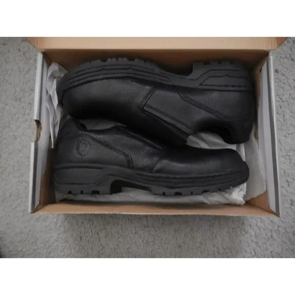 Hytest Men's 12 FootRests XT Stealth Nano Toe Slip On Safety Shoes Black K20020