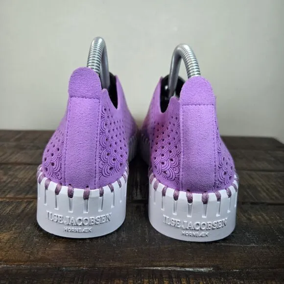 Ilse Jacobsen Hornbaek Tulip Womens Size 11 EU 41 Slip-On Loafer Shoes Purple