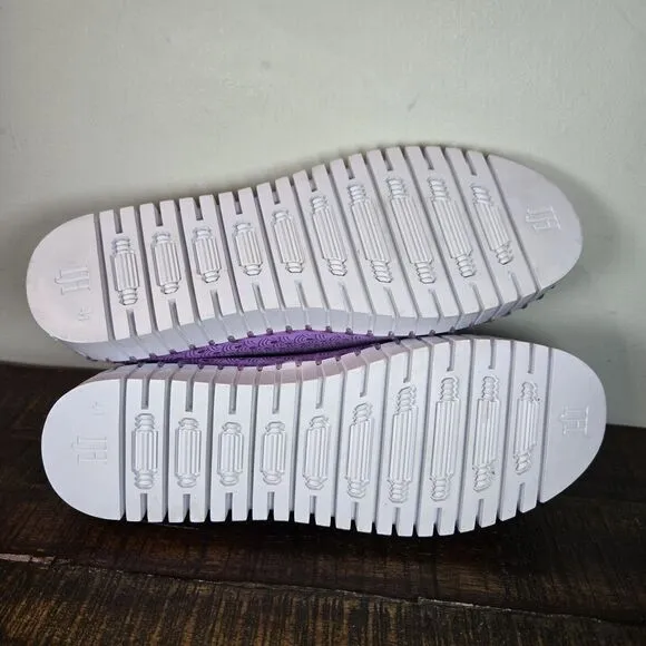 Ilse Jacobsen Hornbaek Tulip Womens Size 11 EU 41 Slip-On Loafer Shoes Purple