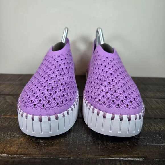 Ilse Jacobsen Hornbaek Tulip Womens Size 11 EU 41 Slip-On Loafer Shoes Purple