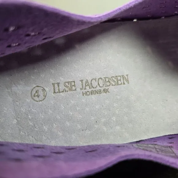 Ilse Jacobsen Hornbaek Tulip Womens Size 11 EU 41 Slip-On Loafer Shoes Purple