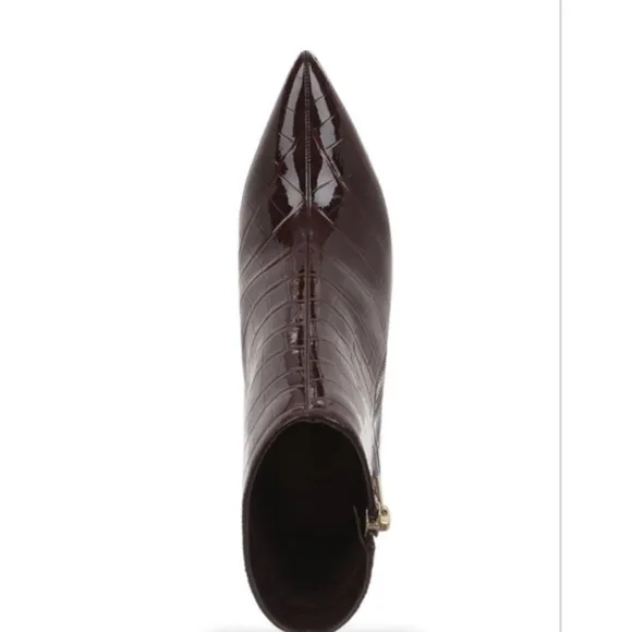 INC Burgundy Ankle Boots