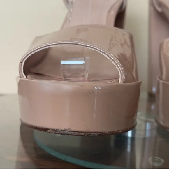 INEZ Camilla Heel in Tan Patent size 8
