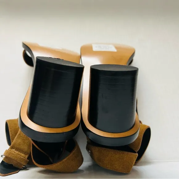 Isabel Marant Janders Suede Buckle Sandals- Tan- SZ 41 (US 11) Boho City Summer