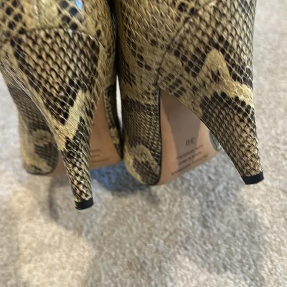 Isabel Marant Snakeskin Ankle Boots