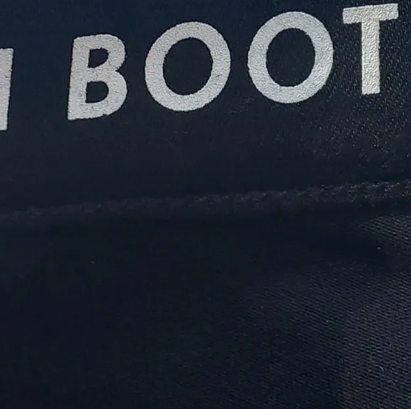 J. Crew Black Denim Demi Boot Crop Jean Size 25 Mid Rise