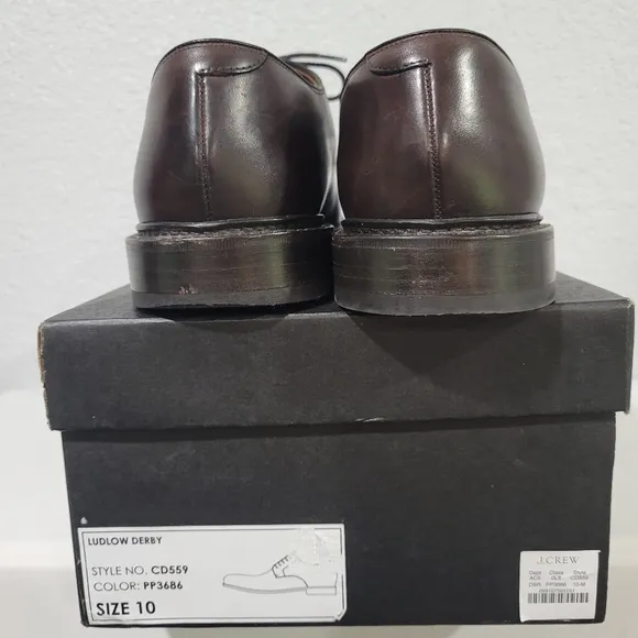J Crew Ludlow derbys