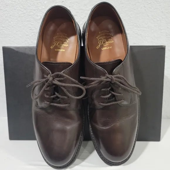 J Crew Ludlow derbys
