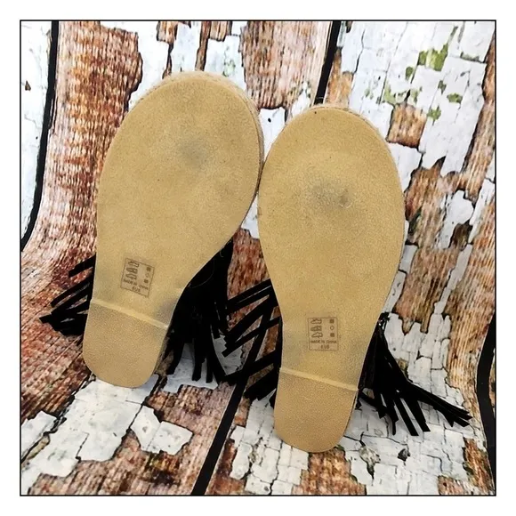 Jacobies Beverly Hills Roco Fringe Boho Sandals
