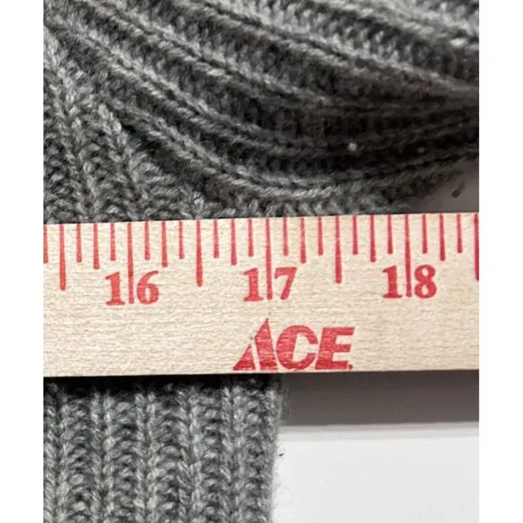 James Perse Women's Cashmere Sweater Dress Size 3 Gray Beautiful Classic Chic