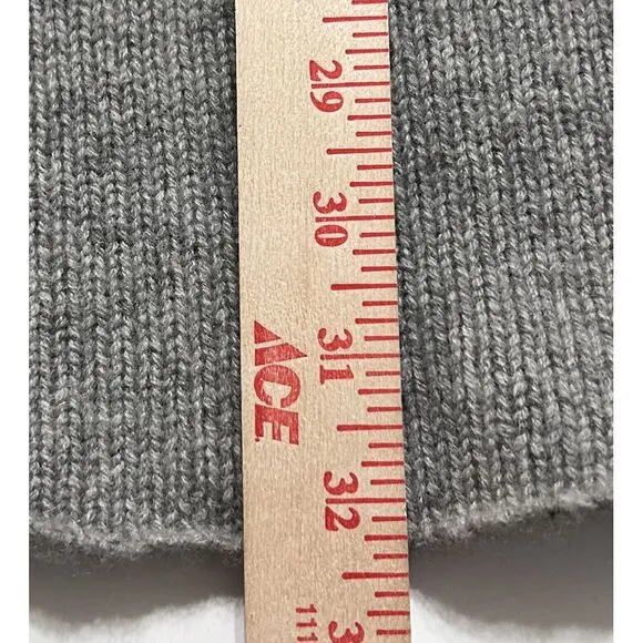 James Perse Women's Cashmere Sweater Dress Size 3 Gray Beautiful Classic Chic