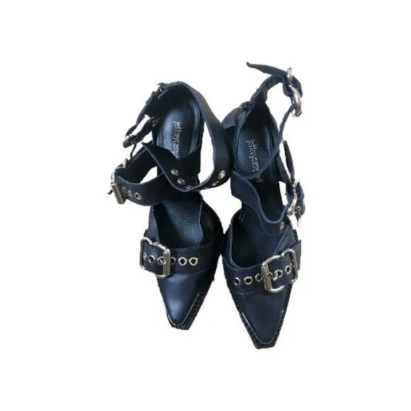 Jeffrey Campbell Free People Hendrix Black Sz 7.5